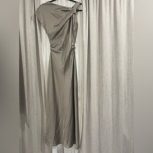 Zara Elegant Gray Dress